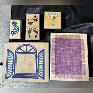 Random Lot of 6 Stamps for Creative Projects